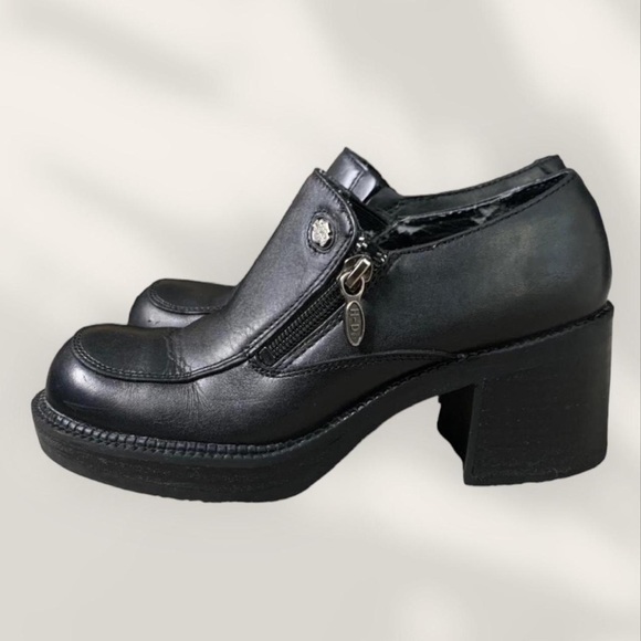 Harley Davidson Women's Black and Silver Clogs - Picture 1 of 3